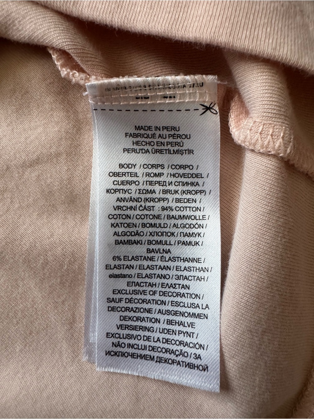 Lauren Ralph Lauren Blush Pink Stretch Cotton Crew Neck Tee Shirt XL LRL - Picture 10 of 10